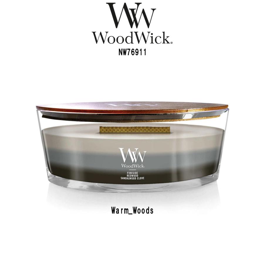 WoodWick アロマキャンドル 3層タイプ YANKEE CANDLE（ヤンキーキャンドル） WoodWick(ウッドウィック)アロマ