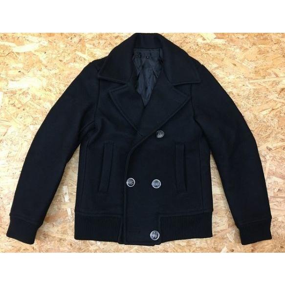 American Rag Cie アメリカンラグシー サイズ1 メンズ 古着 ピーコート Pコート ジャケット 長袖 アウター ウール ポリエステル 黒 Al Undo Rowa ヤフー店 通販 Yahoo ショッピング