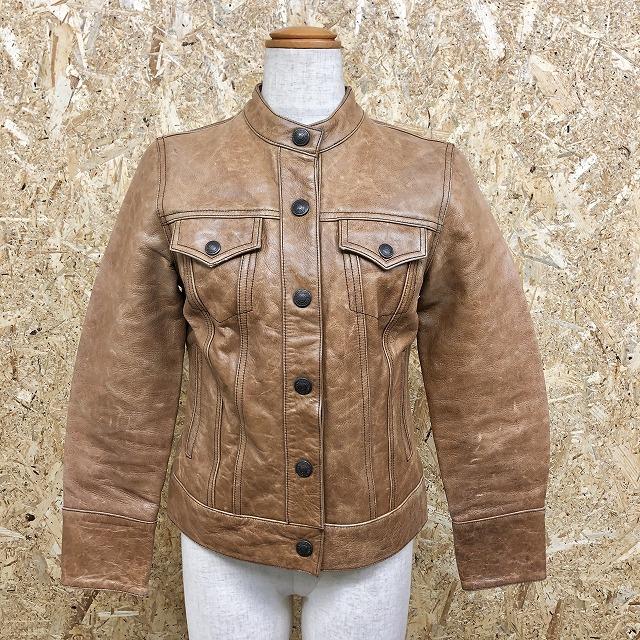 GAP ギャップ XS レディース レザージャケット ドットボタン留め GAP ギャップ XS レディース レザージャケット ドットボタン留め