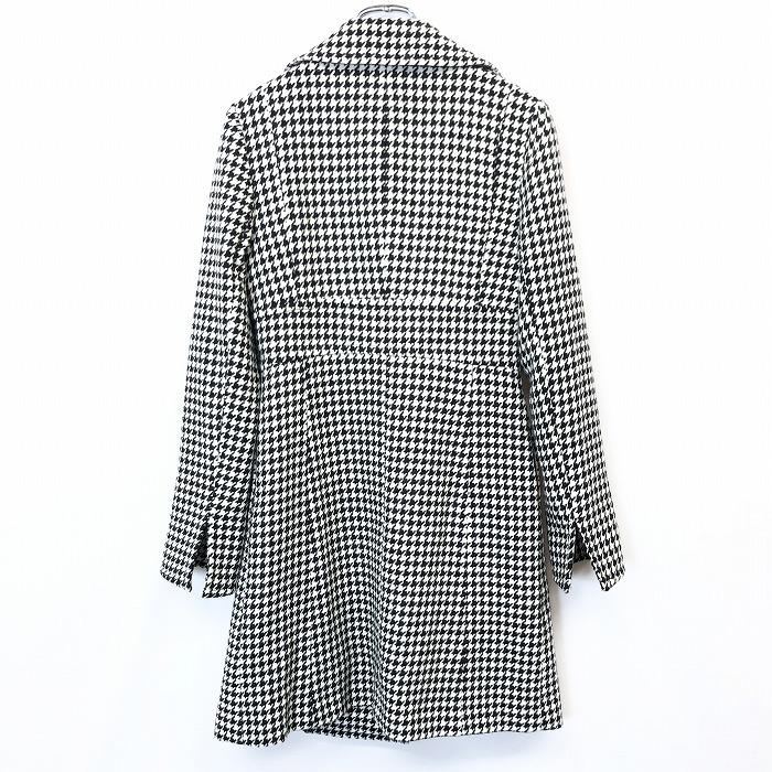 ☆アルチビオ　千鳥柄アウター（36） OZOC（オゾック） 36 レディース チェスターコート Aライン 裏地付き
