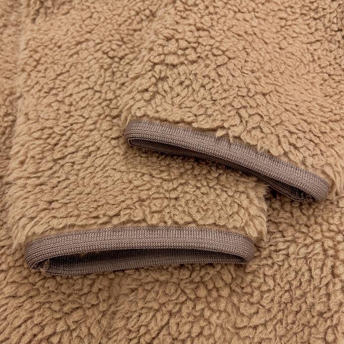 ユニクロ|ホワイトマウンテニアリング UNIQLO|White Mountaineering フリースジャケット 長袖 プルオーバー ポリ100% S ブラウン メンズ | ユニクロ | 03