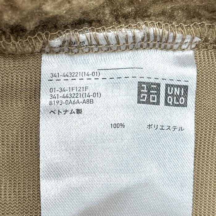 ユニクロ|ホワイトマウンテニアリング UNIQLO|White Mountaineering フリースジャケット 長袖 プルオーバー ポリ100% S ブラウン メンズ | ユニクロ | 05