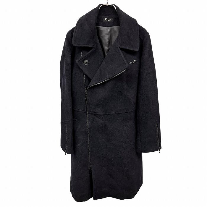 ドゥースドゥ Douxce Deux 起毛 コート 裏地付き ジップアップ 無地