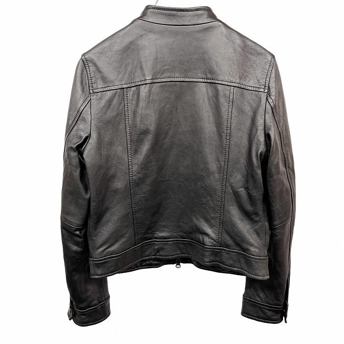23区　本革ジャケット　38 23区 ニジュウサンク ライダースジャケット シングル 裏地付き