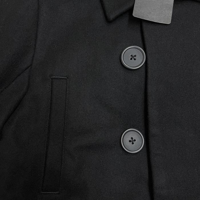 【新品】BLACK SCALE メルトン ハーフコート ドットボタン 飾りボタン 長袖 毛×ポリ S オレンジ オレンジ×黒 メンズ(レディース？) | BLACK SCALE | 05