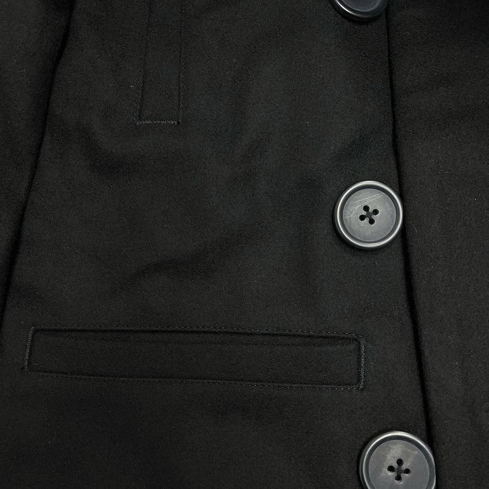 【新品】BLACK SCALE メルトン ハーフコート ドットボタン 飾りボタン 長袖 毛×ポリ S オレンジ オレンジ×黒 メンズ(レディース？) | BLACK SCALE | 06