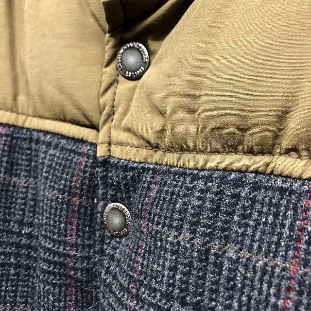 H M エイチアンドエム S メンズ 中綿ベスト ノースリーブジャケット グレンチェック柄 ドットボタン グレー レッド グリーンブラウン As Undo Rowa ヤフー店 通販 Yahoo ショッピング