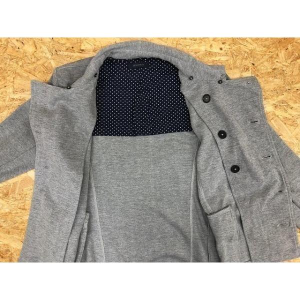 レイジブルー RAGEBLUE ジャケット 一部ドット柄の裏地付き 無地 ボタン留め 長袖 M グレー 灰色 メンズ | RAGEBLUE | 02