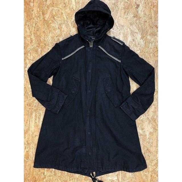Reac レアック サイズ2 肩幅約41cm レディース コート 裏地あり 若干薄手 フライフロント ダブルジップ ボタン留め 綿100 ブラック 黒 Bl Undo Rowa ヤフー店 通販 Yahoo ショッピング