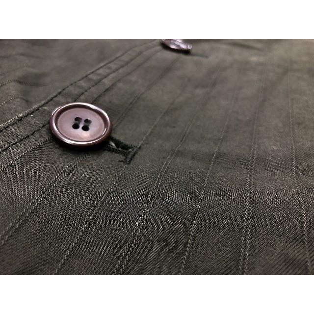 ビギン PLACE PLAN TO BEGIN TOKYO テーラードジャケット ストライプ 長袖 綿100% M カーキ メンズ |  | 04