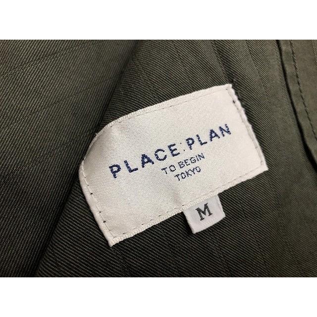 ビギン PLACE PLAN TO BEGIN TOKYO テーラードジャケット ストライプ 長袖 綿100% M カーキ メンズ |  | 05