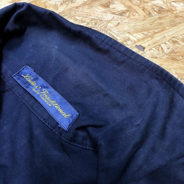 【日本製】 NEW YORKER ニューヨーカー 9AR レディース スイングトップ ブルゾン 裏地無し バック刺繍 ジャケット 長袖 綿100% ネイビー 紺｜undo-rowa｜10