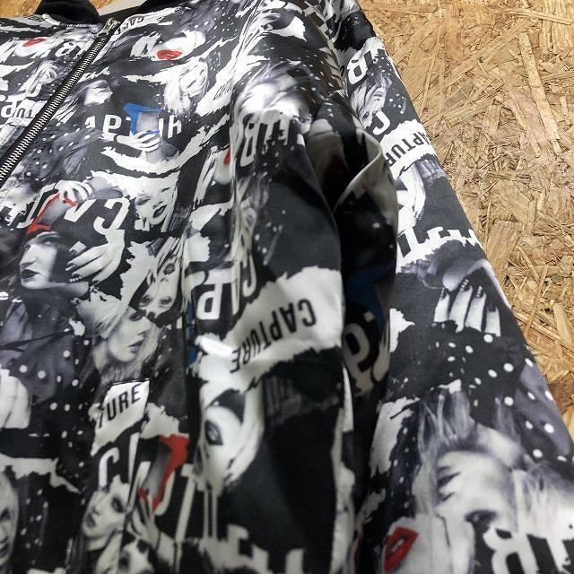 キャプチャー Capture ブルゾン 中綿入り フードジャケット 全面フォトプリント ジップ 長袖 ポリ100% L ブラックなど レディース |  | 04