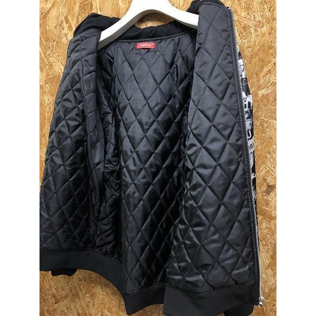 キャプチャー Capture ブルゾン 中綿入り フードジャケット 全面フォトプリント ジップ 長袖 ポリ100% L ブラックなど レディース |  | 06