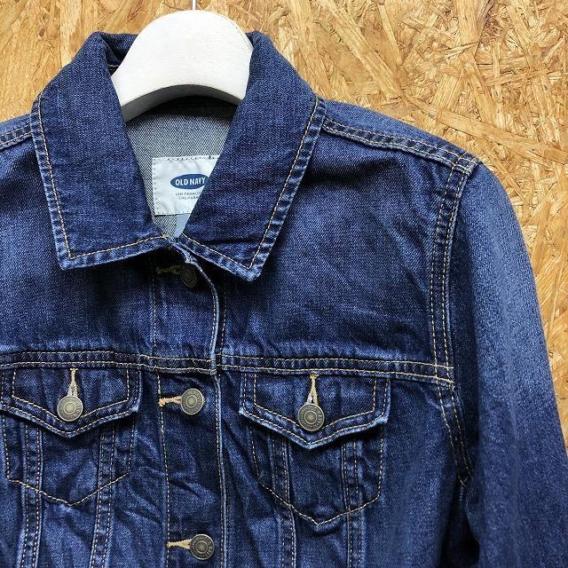 OLD NAVY オールドネイビー デニムジャケット ボタン留め 無地 長袖 綿