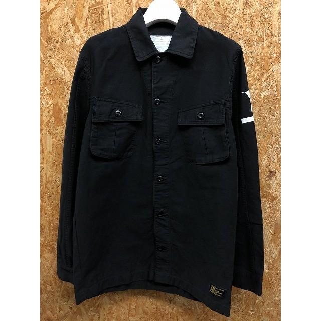 ジンホジーンズ Jinho JEANS シャツジャケット 袖に星プリント 両胸