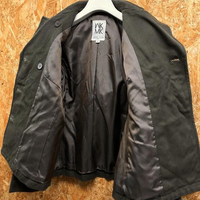 MK MICHEL KLEIN ミッシェルクラン サイズ40 レディース リーファージャケット 長袖 綿100%(裏地：ポリ100%) グリーンブラウン・カーキ系 | MK MICHEL KLEIN | 05