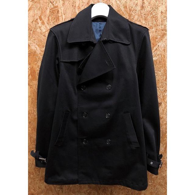 日本製 株 Moon Shot ムーンショット L メンズ ピーコート ピージャケット 無地 総裏地 長袖 綿100 ブラック 裏地 ブルー 黒 青 Bl023 Undo Rowa ヤフー店 通販 Yahoo ショッピング