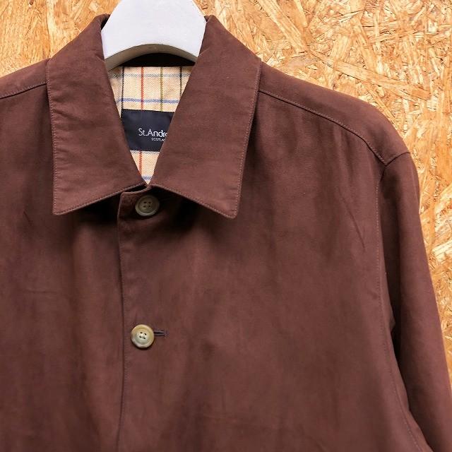 セントアンドルーズ St. Andrews 薄手 ジャケット 別珍 総裏地 ボタン