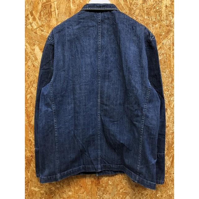 コムサイズム COMME CA ISM デニムジャケット 無地 両胸ポケット フライフロント ボタン留め 長袖 浅襟 綿100% M ブルー 青 メンズ | COMME CA ISM | 06