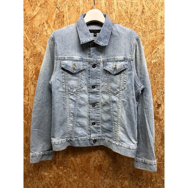 Uniqlo ユニクロ M メンズ デニムジャケット トラッカージャケット ストレッチ 長袖 無地 両胸ポケット 綿 ポリウレタン ライトブルー 青 Bl Undo Rowa ヤフー店 通販 Yahoo ショッピング