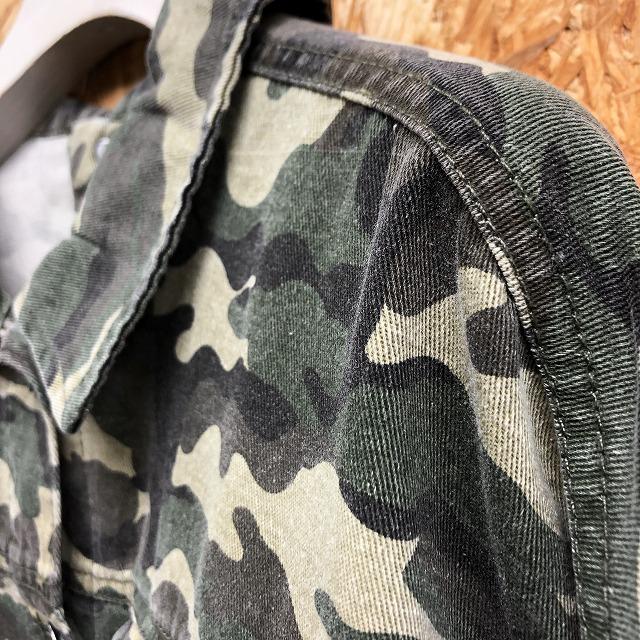 CIAOPANIC（チャオパニック） 薄手 迷彩柄トラッカージャケット
