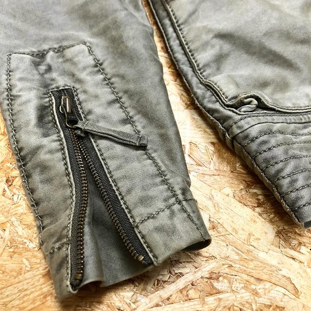 ARMEE RELAX INC. - 2 メンズ ミリタリージャケット 無地 ダブルジップ×ドットボタン 長袖 袖にジップ 綿100% グレーグリーン・カーキ系 |  | 07