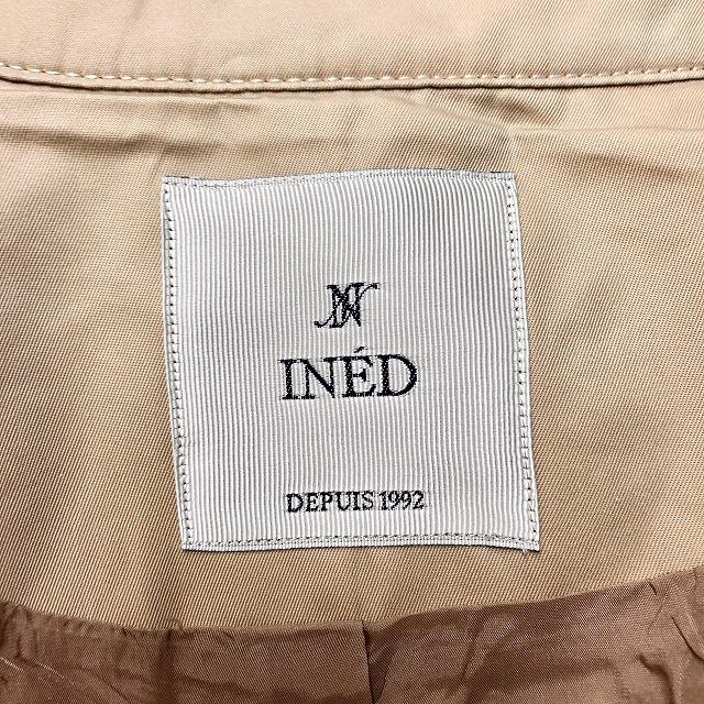 INED イネド　トレンチコート　ブラウン系　ライナー　ベルト　9号 INED イネド トレンチコート ブラウン系 ライナー ベルト 9号