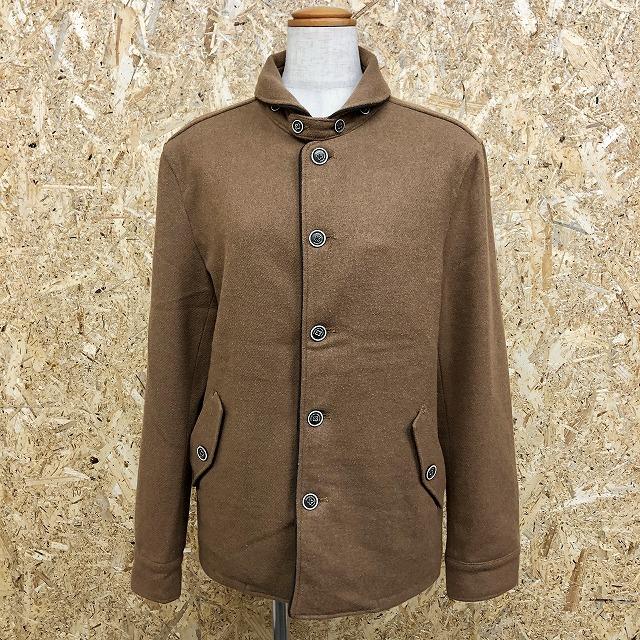 ikka（イッカ） M メンズ ハーフコート 裏地付き ラウンドカラー