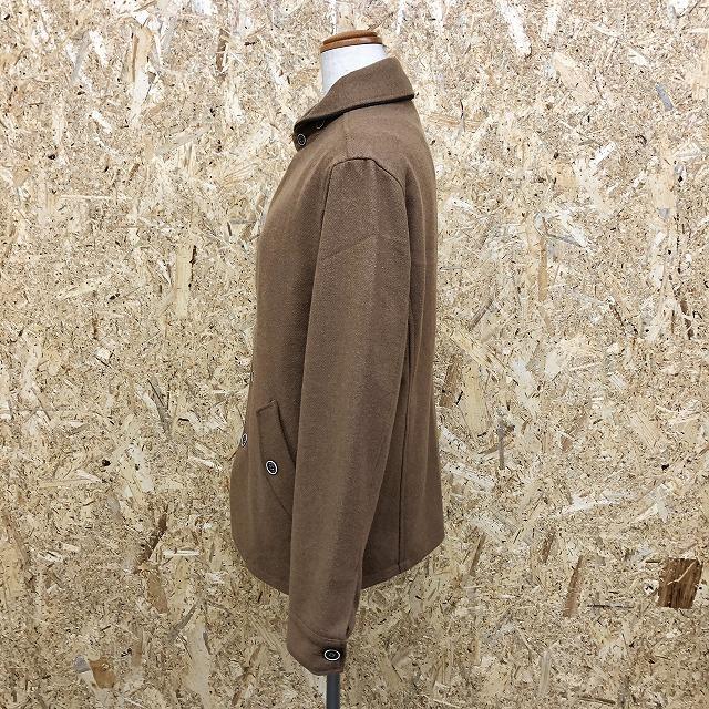 ikka（イッカ） M メンズ ハーフコート 裏地付き ラウンドカラー