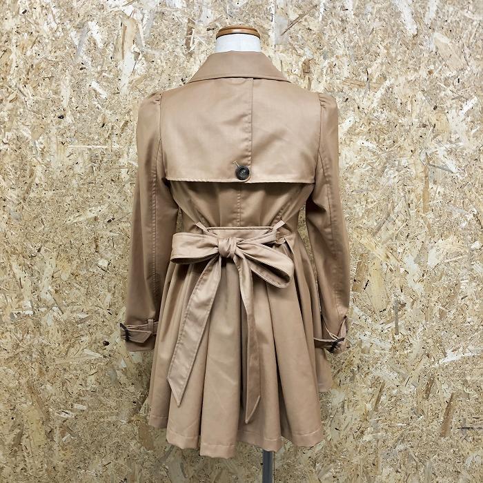 dazzlin（ダズリン） S レディース トレンチコート 裏地付き ボタン