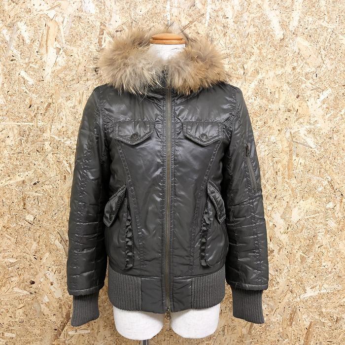 ボンダッチ Von Dutch 中綿ジャケット ブルゾン パーカー ファー脱着可 