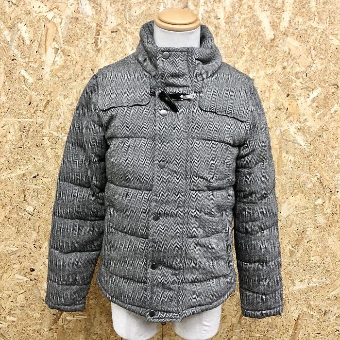 Tete Homme テットオム 6 メンズ 中綿ジャケット ヘリンボーンストライプ柄 ドットボタン ジップ留め ハイネック 長袖 ブラック ホワイト Bl Undo Rowa ヤフー店 通販 Yahoo ショッピング