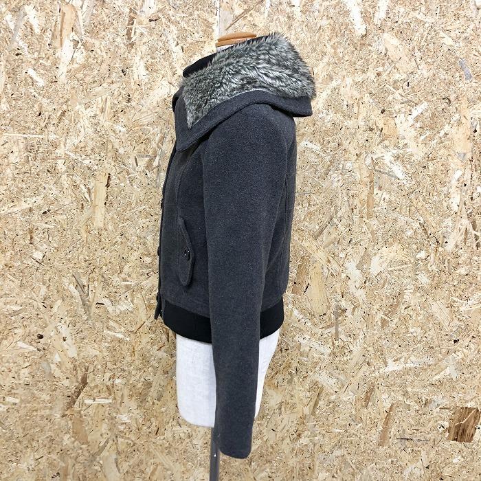 FOREVER21 フォーエバー21 FOREVER 21 メルトンジャケット ブルゾン 襟