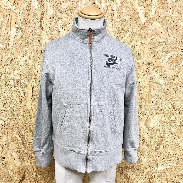 Nike ナイキ M メンズ スウェットブルゾン カットソージャケット 裏毛 ジップ留め ハイネック ロゴ刺繍 長袖 綿100 ヘザーグレー Bl Undo Rowa ヤフー店 通販 Yahoo ショッピング