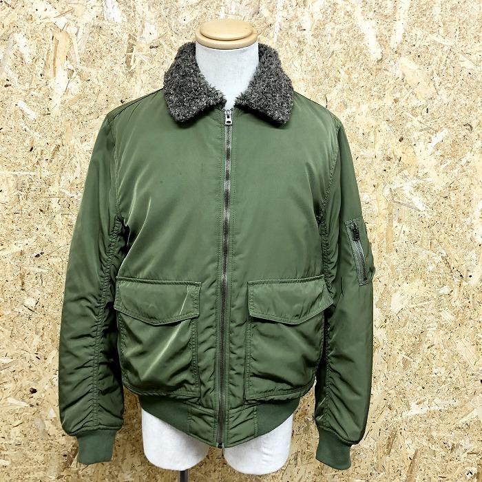 Gap ギャップ M メンズ Ma 1 ブルゾン 中綿ジャケット ボア襟 無地 長袖 アウター ポリエステル100 ミリタリーグリーン カーキ系 Bl Undo Rowa ヤフー店 通販 Yahoo ショッピング