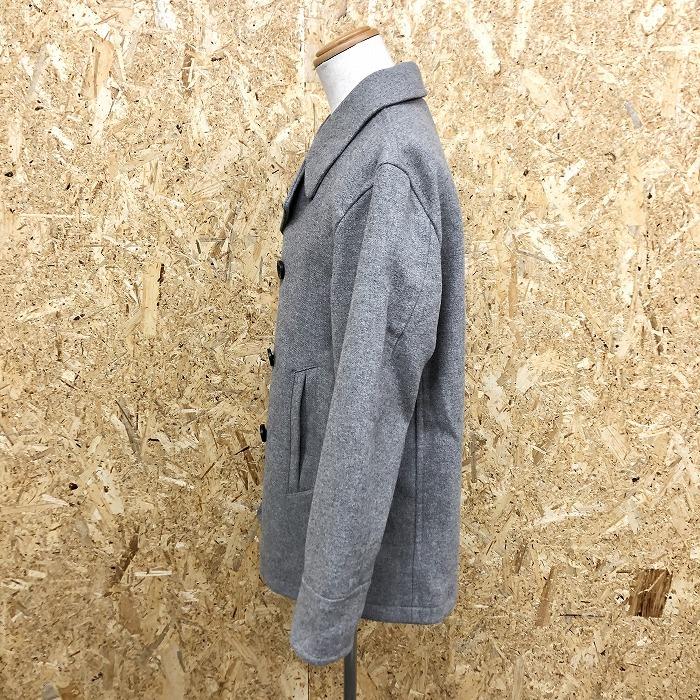Gu ジーユー L メンズ リーファーコート ピーコート メルトンコート 裏地付き ボタン留め 無地 長袖 ポリ ウール メランジグレー Bl027 Undo Rowa ヤフー店 通販 Yahoo ショッピング