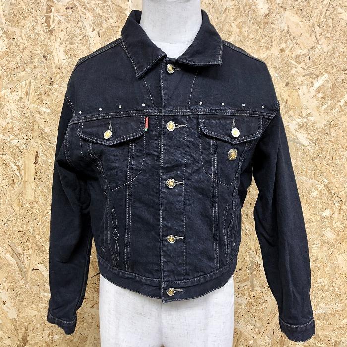 NOVELI デニムジャケット トラッカージャケット ラインストーン ボタン
