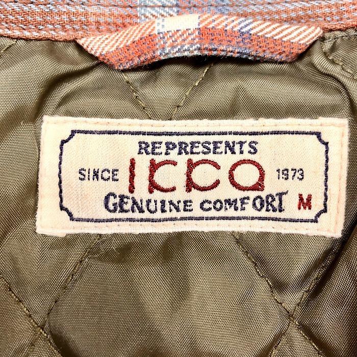 Ikka イッカ M メンズ 中綿シャツジャケット ウエスタン チェック柄 ドットボタン留め 長袖 綿100 ブラウン ブルー系 ホワイト Bl Undo Rowa ヤフー店 通販 Yahoo ショッピング