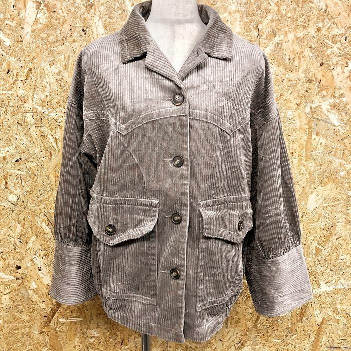 W Closet ダブルクローゼット F レディース コーデュロイジャケット 裏地付き オープンカラー ボタン留め 無地 長袖 綿100 ダークブラウン Bl Undo Rowa ヤフー店 通販 Yahoo ショッピング