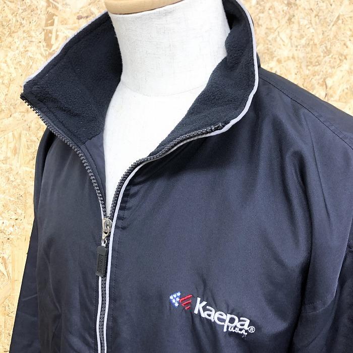 KAEPA ケイパ L メンズ 中綿ジャケット ジャンパー アウター フルジップ ロゴ刺繍 ハイネック 長袖 ポリエステル100% ネイビー 紺 | Kaepa | 01