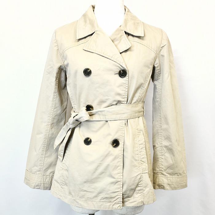 Old Navy オールドネイビー Xl レディース 女性 ベルトコート ジャケット ダブル ボタン留め ボーダー柄裏地 長袖 綿100 ベージュカーキ系 Bl Undo Rowa ヤフー店 通販 Yahoo ショッピング