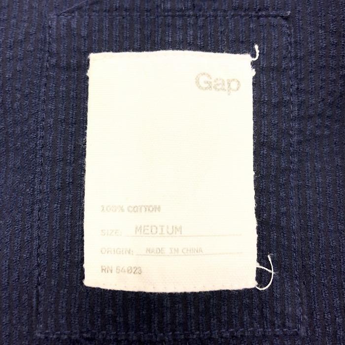 希少 古着 90s GAP シアサッカー テーラード ジャケット undo-rowa_bl03198