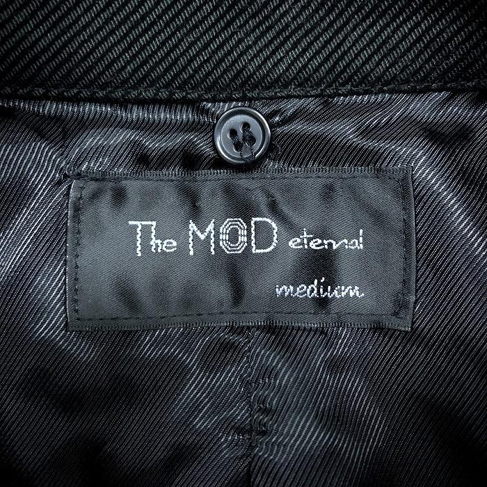 ザ・モッドエターナル The MOD eternal ハイネック フィールドジャケット M-65タイプ 裏地付き ストライプ フロック加工 長袖 M 黒 メンズ |  | 02