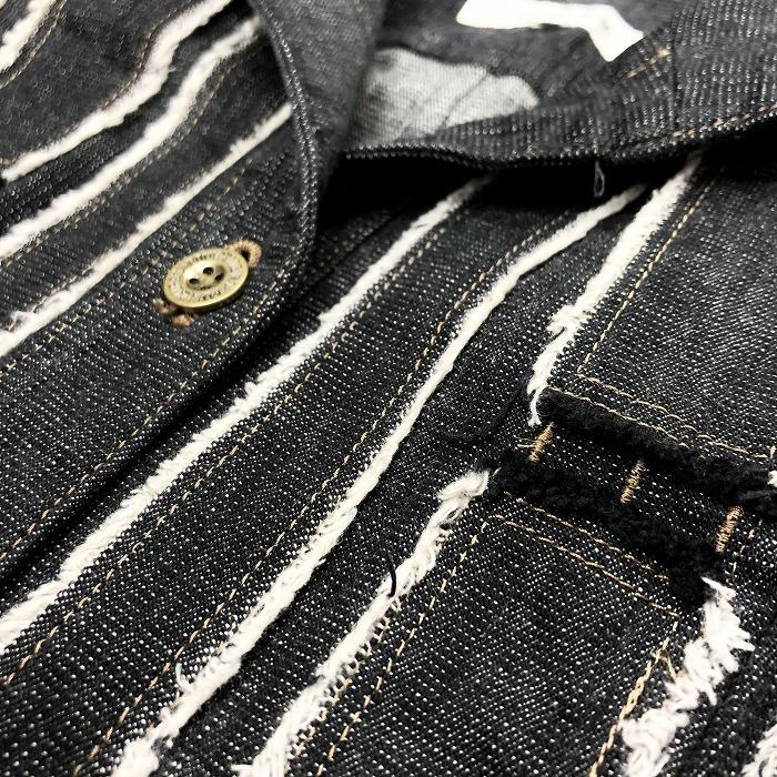 サンジョア Saint Joie オープンカラー デニムジャケット アウター