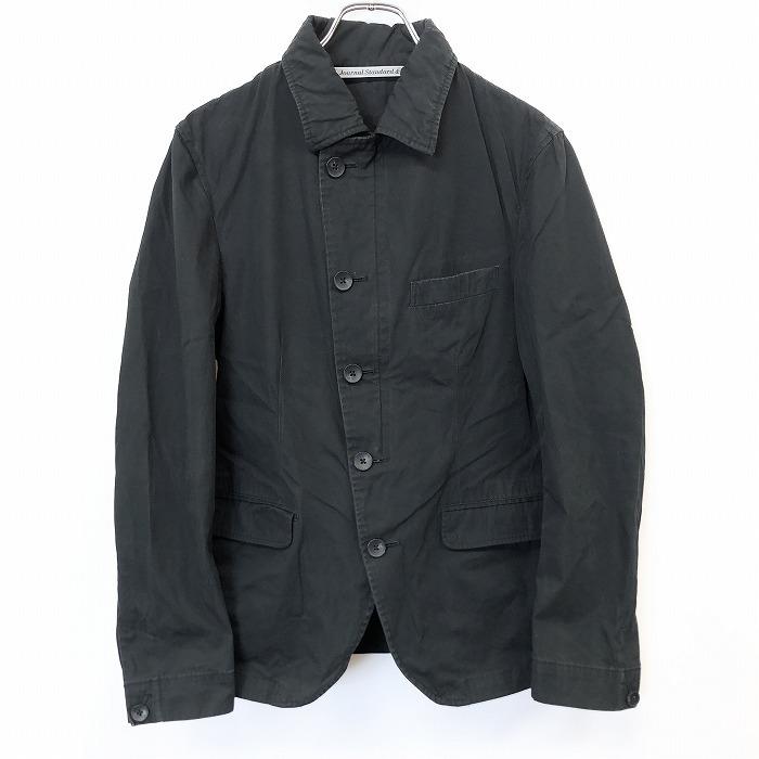 JOURNAL STANDARD ブラック ノーカラージャケット JOURNAL STANDARD｜ジャーナルスタンダードのノーカラー