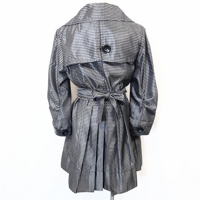 LE YI FASHION 薄手 ベルテッド トレンチコート 裏地付き