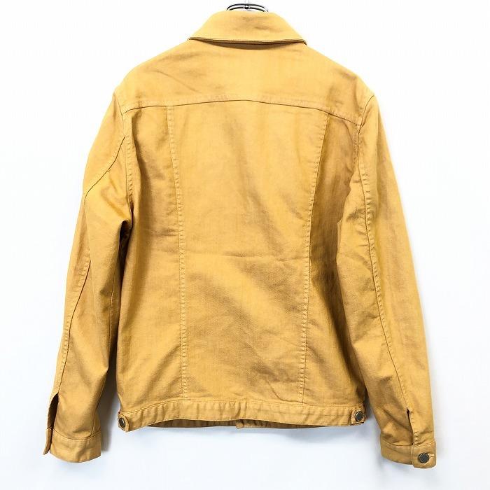 GANNI デニムジャケット　新品未使用　Gジャン　イエロー　パステルカラー　黄 GANNI デニムジャケット新品未使用Gジャンイエローパステルカラー黄