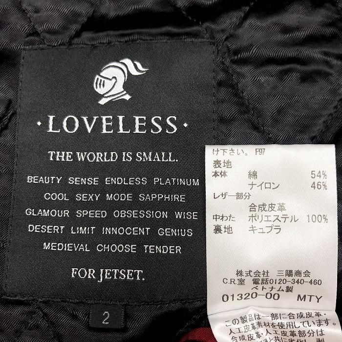 LOVELESS ラブレス 2 メンズ(レディース?) 若干薄手 中綿 LOVELESS ラブレス 2 メンズ(レディース?) 若干薄手 中綿