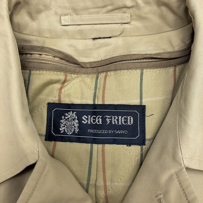 SIEG FRIED by SANYO - メンズ ステンカラー コート 総裏地 薄手 SIEG FRIED by SANYO - メンズ ステンカラー コート 総裏地 薄手
